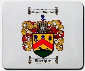 Berthier coat of arms mouse pad