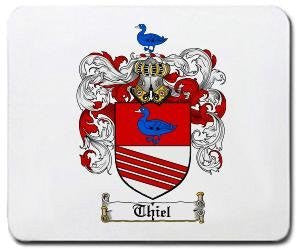 Thiel coat of arms mouse pad