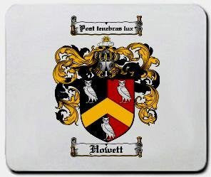 Howett coat of arms mouse pad