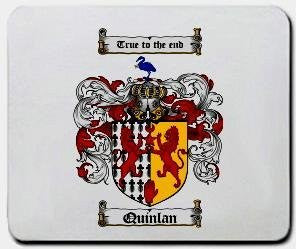 Quinlan coat of arms mouse pad