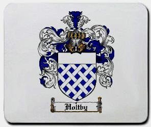 Holtby coat of arms mouse pad