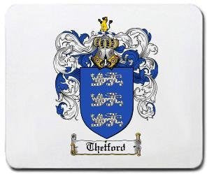 Thetford coat of arms mouse pad