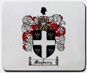 Mayberry coat of arms mouse pad