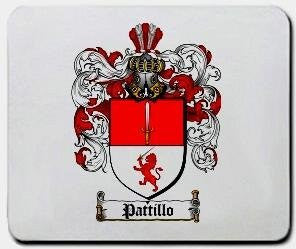 Pattillo coat of arms mouse pad