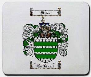 Gaitskell coat of arms mouse pad