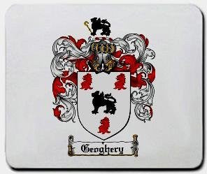 Geoghery coat of arms mouse pad