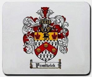 Prestwick coat of arms mouse pad