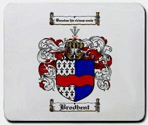 Brodbent coat of arms mouse pad
