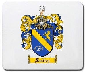 Smiley coat of arms mouse pad