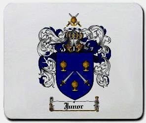 Junor coat of arms mouse pad