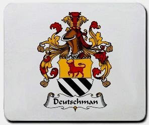 Deutschman coat of arms mouse pad