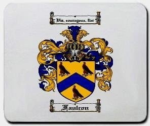Faulcon coat of arms mouse pad