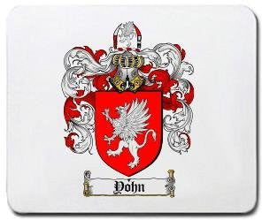 Yohn coat of arms mouse pad