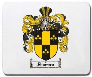 Simmen coat of arms mouse pad