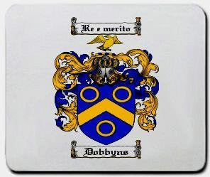 Dobbyns coat of arms mouse pad