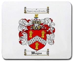 Wayne coat of arms mouse pad