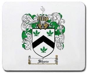 Shore coat of arms mouse pad