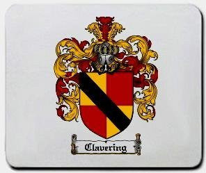 Clavering coat of arms mouse pad