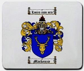 Mackenzie coat of arms mouse pad