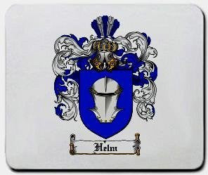 Helm coat of arms mouse pad