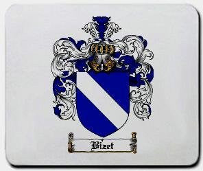 Bizet coat of arms mouse pad