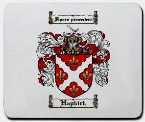 Hapkirk coat of arms mouse pad