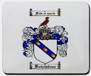 Rowlstone coat of arms mouse pad