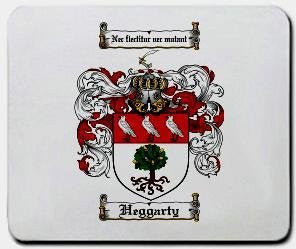 Heggarty coat of arms mouse pad