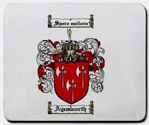 Aynsworth coat of arms mouse pad