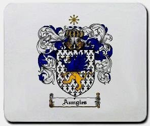 Aungies coat of arms mouse pad