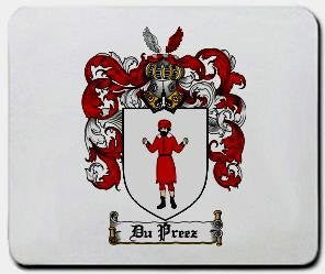 Dupreez coat of arms mouse pad