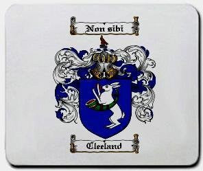 Cleeland coat of arms mouse pad