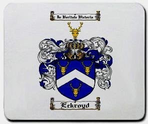 Eckroyd coat of arms mouse pad