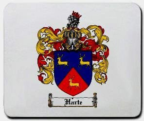 Harte coat of arms mouse pad