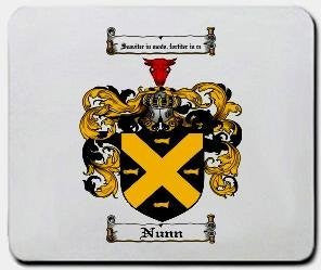 Nunn coat of arms mouse pad