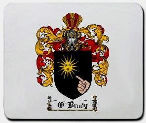 O'brady coat of arms mouse pad