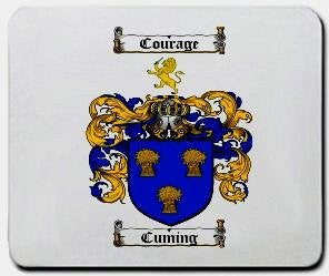 Cuming coat of arms mouse pad
