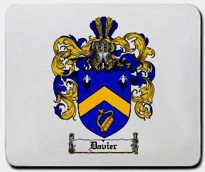 Davier coat of arms mouse pad