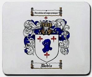 Dobie coat of arms mouse pad