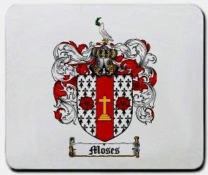 Moses coat of arms mouse pad