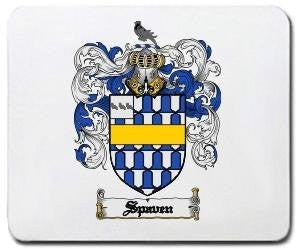 Spaven coat of arms mouse pad