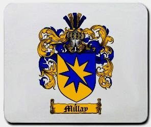 Millay coat of arms mouse pad