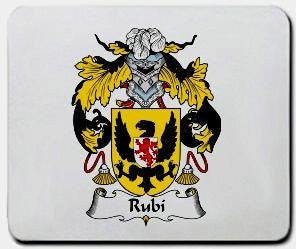 Rubi coat of arms mouse pad