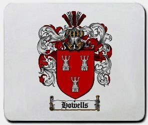 Howlett Crest Howells Family Shield / Coat Of Arms Mouse Pad – Family Crests / Coat ...