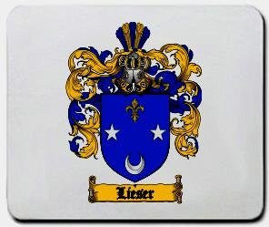 Lieser coat of arms mouse pad