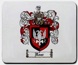 Hoar coat of arms mouse pad