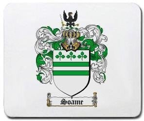 Soame coat of arms mouse pad