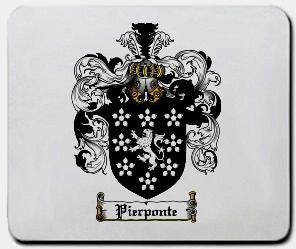 Pierponte coat of arms mouse pad