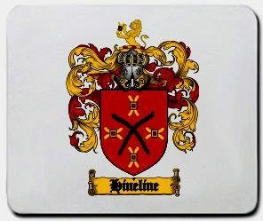 Hineline coat of arms mouse pad
