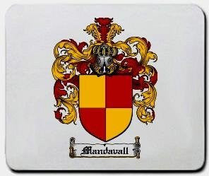 Mandavall coat of arms mouse pad